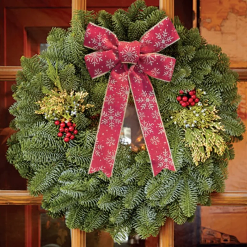 22" Mixed Evergreen Gift Wreath